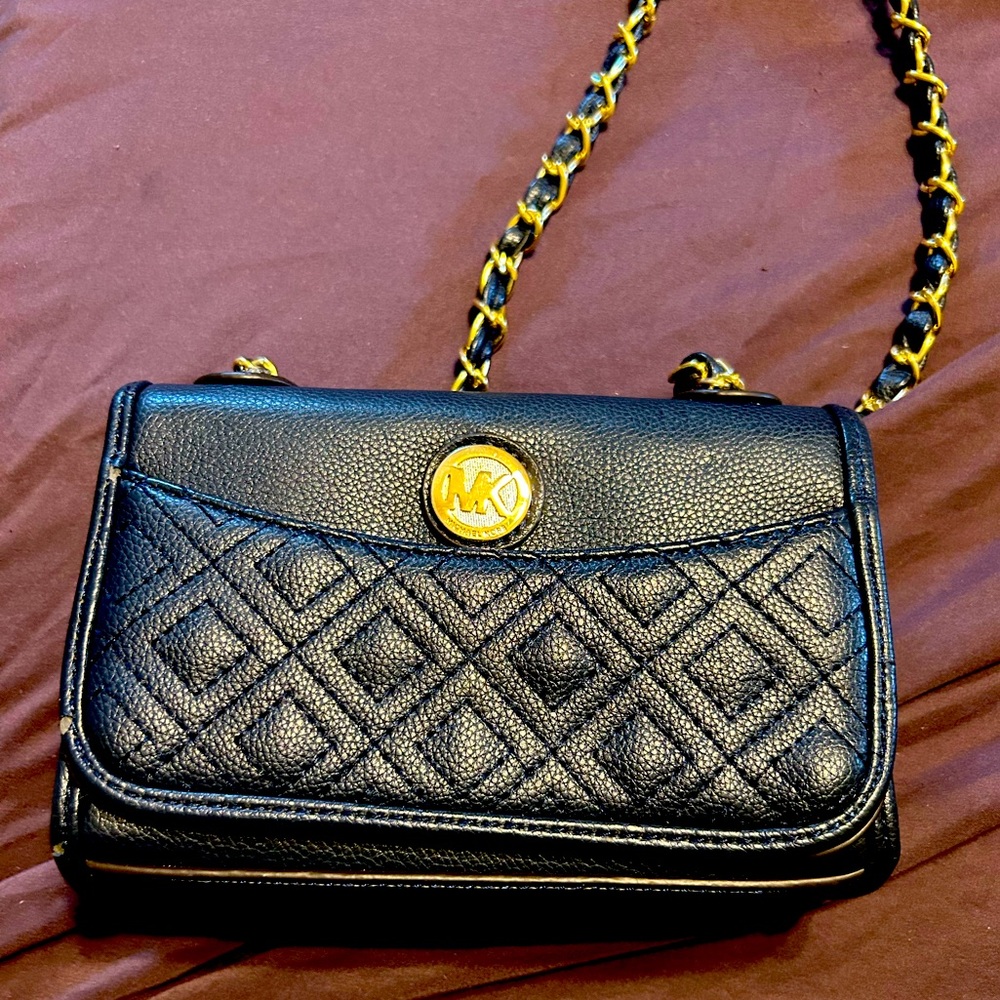 Michael Kors navy blue shoulder or crossbody bag. Barely used.